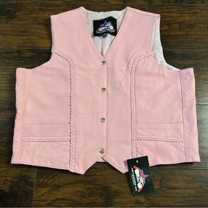 Jim Leather Inc Pink Vest